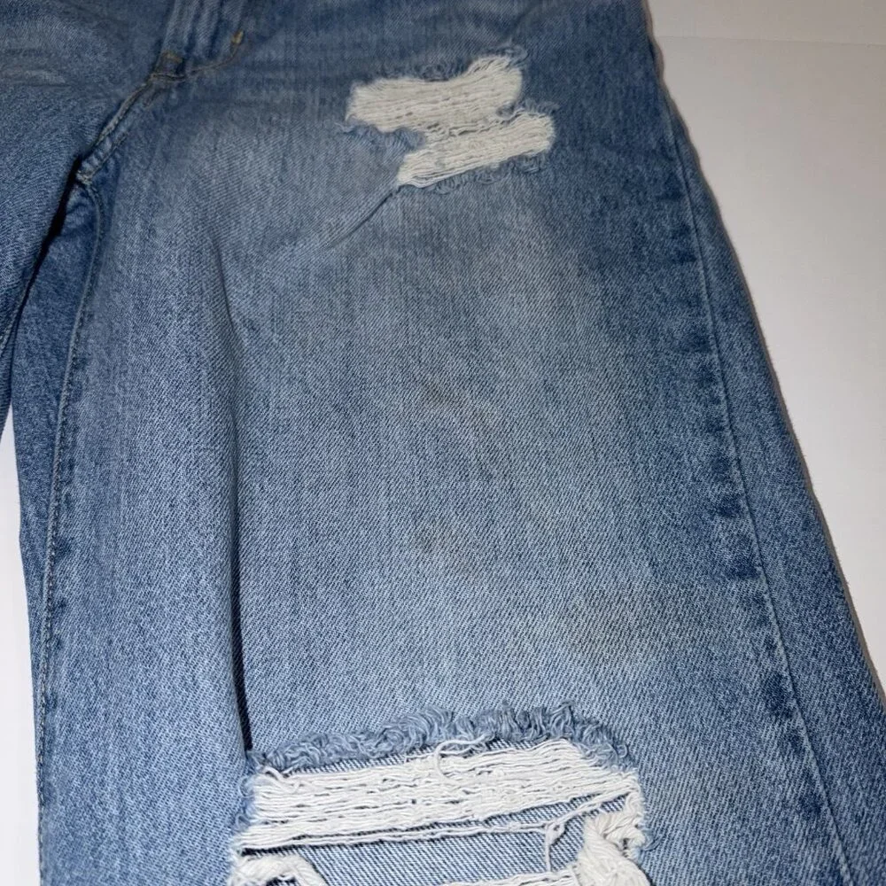 Levis Jeans Women's '94 Baggy Distressed High Waist‎ Wide Leg Ripped Size 27